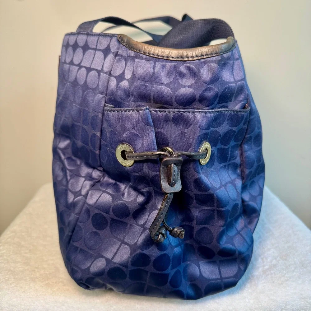 KATE SPADE HENRY BABY BAG THOMPSON STREET NOEL NAVY BABY BAG/DIAPER BAG DOT